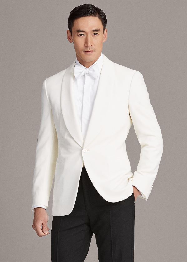 Men's Ralph Lauren Gregory Wool Dinner Jacket | 507194HJP